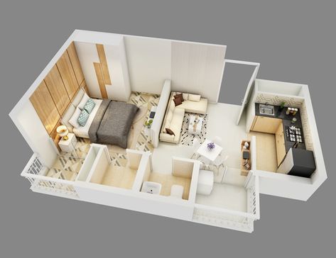 1bhk Flat Decor Ideas, 1bhk Layout, 1bhk Flat Plan, Small 1bhk Flat Interior Design, Penthouse Plans Layout, Batchelor Flat Ideas, 1 Bhk Flat Interior Design, 1bhk Plan, 1bhk Flat Interior Design