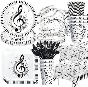 Music Theme Party Decorations, Notes Theme, Music Note Party Decorations, Social Media Theme, Music Note Party, Music Centerpieces, Music Party Decorations, Music Birthday Party, Music Theme Birthday