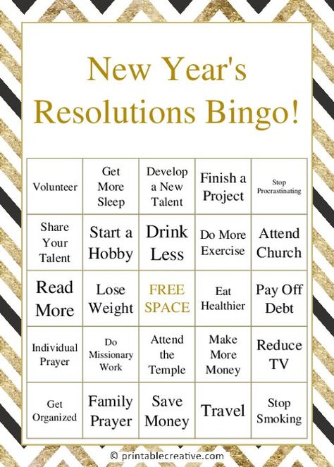 New Year's Resolutions Bingo! - Free Printable Bingo Cards and Games Resolution Bingo Card, Bingo Resolution, 2024 Vision Board Bingo Card, Bingo New Year Resolution, Bingo Card Vision Board, New Years Bingo Card, New Years Bingo Printable, 2024 Bingo Card, New Years Bingo