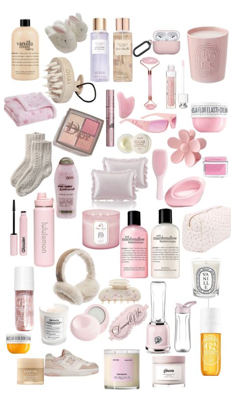 #pinkpilatesprincess #coquette #thatgirl #cleangirl #pink #vanilla #dior #vibes #beauty Pink Wishlist Aesthetic, Vanilla Pink Aesthetic, Pink Vanilla Girl Room, Pink Christmas List, Pink Vanilla Girl Aesthetic, Coquette Things To Buy, Coquette Essentials, Coquette Wishlist, Vanilla Coquette