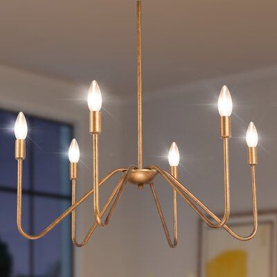 Modern Classic Chandelier, Farmhouse Candlesticks, Oil Rubbed Bronze Chandelier, Gold Dining Room, Candlestick Chandelier, Large Pendant Light, Gold Light Fixture, Retro Chandelier, Classic Dining Room