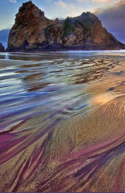 Pfeiffer Purple Sand Beach, California Purple Sand Beach, California Coast Road Trip, Los Padres National Forest, Pink Sand Beach, California Travel Road Trips, California Dreamin', California Beach, California Dreaming, California Coast