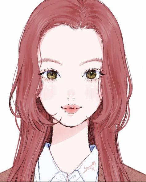 Danielle New Jeans Fan Art, Danielle New Jeans Fanart, Pout Drawing, New Jeans Fanart, Newjeans Fanart, Kpop Drawings, Cute Doodles Drawings, Cute Art Styles, Kpop Fanart