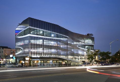 Herma Parking Building / JOHO Architecture Car Park Design, Architecture Pictures, Parking Building, Awesome Architecture, Architectural Competition, Architecture Magazines, Building Architecture, Parking Design, Parking Garage