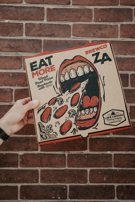 Wood Fired Pizza Oven Diy, Pizza Box Design, Handmade Pizza, Pizzeria Design, Creative Pizza, Custom Pizza, Unique Pizza, Food Box Packaging, Pizza Branding