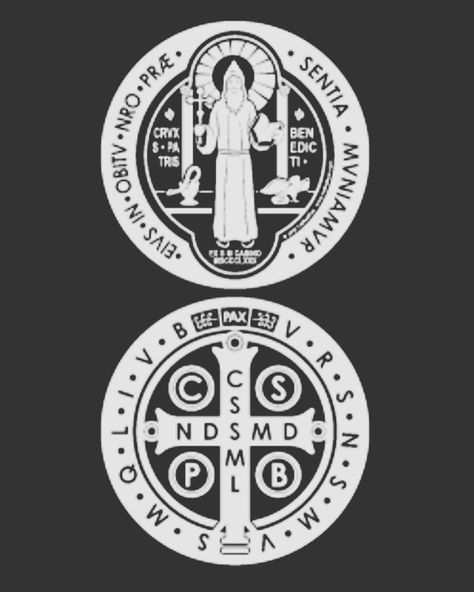 Christ Tattoo, Catholic Company, Benedict Medal, Catholic Books, The Poison, Saint Benedict, St Benedict, Latin Words, Letter V