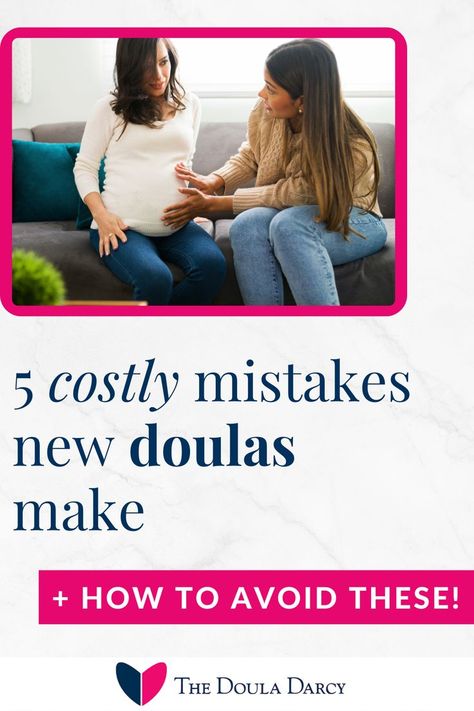 Are you starting a doula business and looking for doula business tips?  Start here!  Figuring out how to start a doula business, a creative doula business name, and setting up your doula client forms can be overwhelming.  Read this post before you start your postpartum doula business so you can avoid these common mistakes!  doula business tips I doula business marketing I how to start a doula business Doula Post Ideas, Doula Outfit, Doula Aesthetic, Doula Business Cards, Doula Pricing, Questions To Ask Your Doula, How To Become A Doula, Doula Tips And Tricks, Fertility Doula