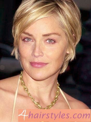 Sharon Stone Short Hair, Sharon Stone Hairstyles, Square Face Hairstyles, Cool Short Hairstyles, Sharon Stone, Best Short Haircuts, Short Hair Styles For Round Faces, Cute Hairstyles For Short Hair, Haircuts For Fine Hair