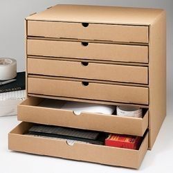 Cardboard Storage, Diy Desk Decor, Cardboard Crafts Diy, Cardboard Design, Cardboard Box Crafts, Cardboard Toys, Diy Storage Boxes, Cheap Storage, Scrapbook Room