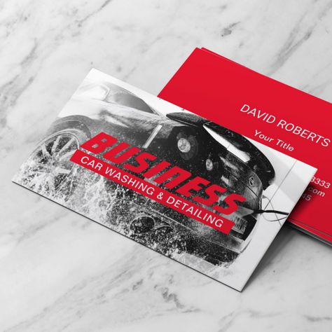 Detailing Business, Foil Business Cards, Auto Body Shop, Cleaning Business Cards, Car Washing, Auto Detailing, Car Showroom, Cleaning Business, Cool Business Cards