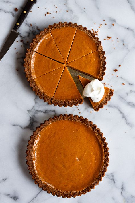 Thanksgiving Pie Recipes, Gingersnap Crust, Thanksgiving Pies, Ginger Snap, Holiday Meal, Smitten Kitchen, Pumpkin Pie Recipes, Pie Dessert, Pumpkin Recipes