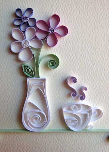 Free Quilling Patterns, Vase Origami, Arte Quilling, Paper Quilling For Beginners, Paper Quilling Flowers, Art Quilling, Paper Quilling Patterns, Quilled Creations, Quilling Tutorial