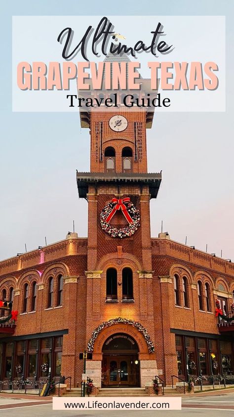 Looking for things to do in Grapevine, Texas? This guide will help you explore all the great attractions and restaurants this charming town has to offer. Whether you're looking for a relaxing weekend getaway or a fun-filled family vacation, Grapevine is sure to please! Grapevine Tx Things To Do, Things To Do In Grapevine Texas, Grapevine Texas Things To Do, Great Wolf Lodge Grapevine Texas, Us Travel Map, Cute Town, Texas Travel Guide, Dfw Airport, Texas Trip