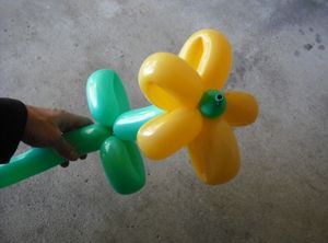 Easily Create 5 Flower Balloon Animals with These Step-by-Step Instructions: Flower Balloon Animal - Version 2 Easy Balloon Animals, Ballon Diy, Balloon Toys, Balloon Modelling, Troll Party, Balloon Crafts, Balloon Sculptures, Balloon Shapes, Circus Birthday