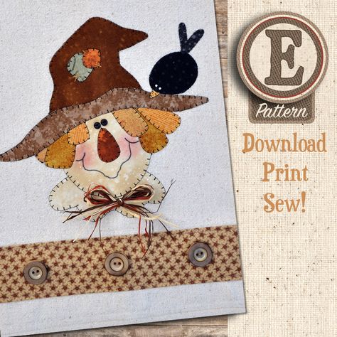 Fall Felt Crafts, Christmas Applique Patterns, Fall Applique, Free Applique Patterns, Tea Towels Diy, Fall Party Decorations, Pumpkin Applique, Wool Applique Patterns, Wooden Bear