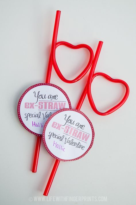 Crazy Straw Valentine, Candy Free Valentines, Straw Valentine, Valentine Template, Valentines Printable, Friend Valentine Gifts, Valentinstag Party, Classroom Valentines, Valentines Gift Tags