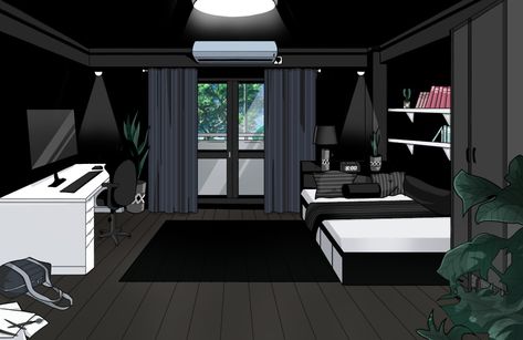 Mha Bedrooms Oc, Ua Dorm Ideas, Mha Bedrooms Ideas, Mha Dorm Room Ideas, Mha Rooms Ideas, Ua Dorm Room, Mha Oc Dorm, Anime Dorm Room, Mha Dorm Room Oc Ideas