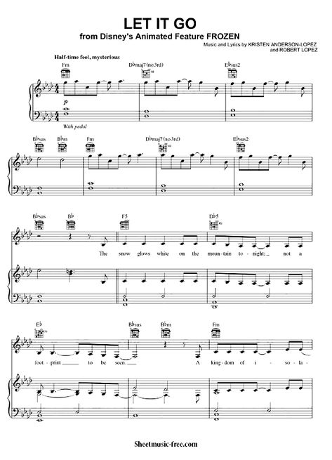 Let It Go Sheet Music Frozen Let It Go Piano Sheet Music | ♪ SHEETMUSIC-FREE.COM Let It Go Piano, Free Guitar Sheet Music, Tenor Saxophone Sheet Music, Popular Piano Sheet Music, Alto Saxophone Sheet Music, Disney Sheet Music, Frozen Let It Go, Frozen Free, Free Piano Sheets