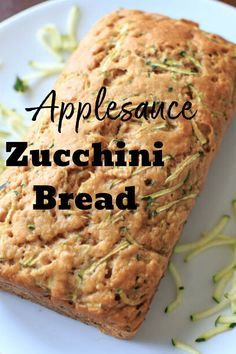 Easy Zucchini Bread Recipes, Easy Quick Bread, Zucchini Recipes Dessert, Easy Zucchini Bread, Zucchini Bread Healthy, Zucchini Bread Recipe, Bread Easy, Easy Zucchini, Less Sugar