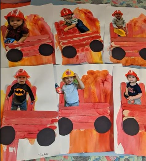 Emergency Vehicle Crafts For Preschool, Fire Fighter Activity For Toddlers, Firetruck Activity For Toddlers, Firefighter Toddler Activities, Shopping Activities For Preschool, Fire Safty Craft Preschool, Fire Truck Craft For Toddlers, Fireman Crafts Preschool, Firefighter Dramatic Play