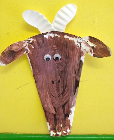 Goat Crafts, Goat Craft, February Preschool, Fairy Tale Crafts, Farm Animal Crafts, Farm Craft, Pre Primary, Farm Preschool, Goat Art