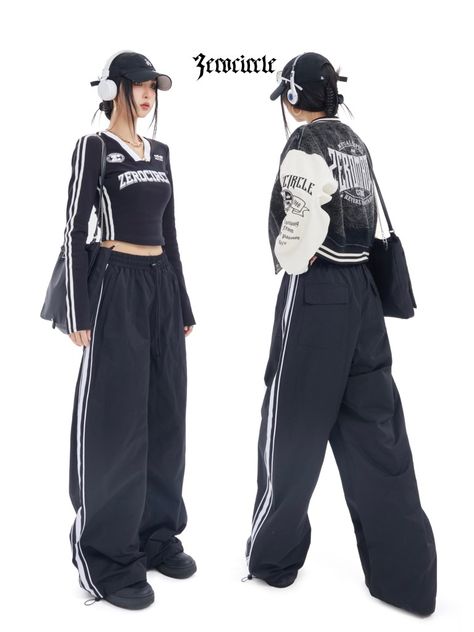 Kpop Athletic Fashion, Hip Hop Dance Outfits 2000s, Winter Hip Hop Outfits, Hiphop Dance Outfit Korean, Asian Hip Hop Fashion, Dancer Fits Hiphop, Dance Fits Hip Hop, Korean Hiphop Outfits, Kpop Trainee Outfit