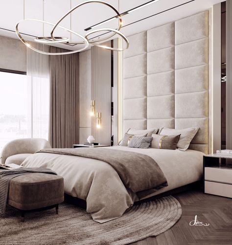 Hotel bedroom on Behance Hotel Bedroom Decor, Hotel Bedroom Design, Fancy Bedroom, Luxe Bedroom, Luxury Room Bedroom, Bedroom Interior Design Luxury, Modern Bedroom Interior, Luxury Bedroom Master, Classic Bedroom