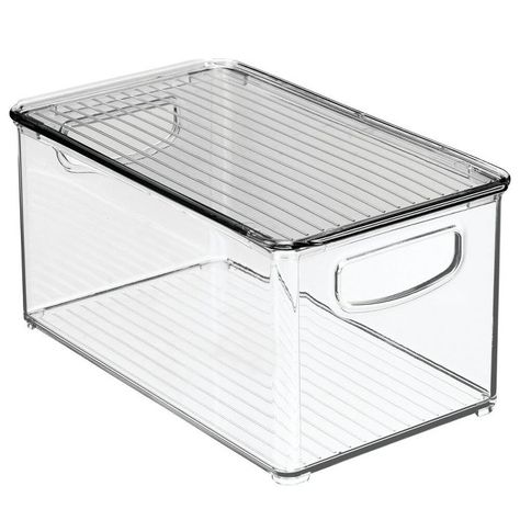 Deep Pantry, Stackable Bins, Kitchen Storage Boxes, Stackable Storage Bins, Lid Organizer, Kitchen Pantry Cabinets, Food Storage Boxes, Pantry Shelf, Plastic Storage Bins