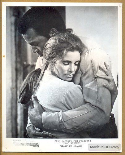 Raquel Welch and Jim Brown,100 Rifles 1969. Jim Brown, Raquel Welch, Historical Figures, Couple Photos, Fictional Characters, Black