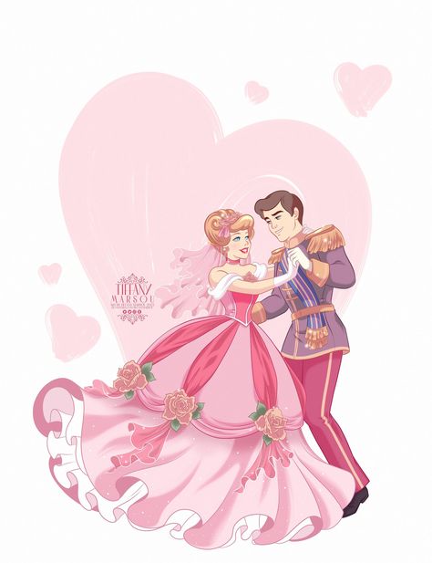 Tiffany Valentine Fanart, Cinderella Fanart, Romance Artwork, Princess Valentines, Cinderella Art, Disney Romance, Disney Pixar Characters, Novel Ideas, Prince Henry