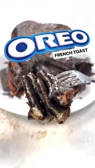 We’re Hungry on Instagram: "French toast and Oreos are delicious, so why not combine the two?!

French toast batter:
-6 slices bread
-1/3 cup of milk
-2 eggs
-8 crushed Oreos

Oreo icing:
-1 cup of powdered sugar
-1/8 cup of milk
-2 crushed Oreos 

1. Whisk the eggs and milk together in a bowl. Add the crushed Oreos and mix. 
2. Dip each bread slice in the batter and lightly coat both sides. 
3. Cook in a pan over medium heat for about 2 minutes, then flip and cook for another minute.
4. For the icing, mix the powdered sugar and milk in a bowl. Add the crushed Oreos and mix just a few times. 
5. Stack the Oreo French Toast on a plate and drizzle the icing on top. Enjoy!" Oreo French Toast, Oreo Icing, French Toast Batter, Favorite Breakfast Recipes, Breakfast Recipes Sweet, Cup Of Milk, Crushed Oreos, What's For Breakfast, Breakfast Recipe