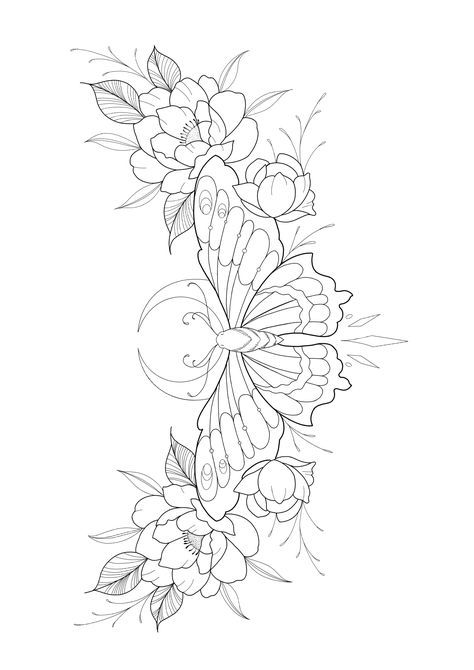 Mandala Elbow Tattoo Stencil, Fine Line Flower Tattoo Stencil, Sunflower And Larkspur Tattoo, Butterfly With Flowers Tattoo Color, Tattoo Sleeve Fillers Women, Arm Tattoos For Women Line Work, Chest Tattoo Female Stencil, Tattoo Flower Types, Bees Tattoo Design