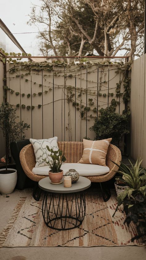 Discover 10 affordable outdoor living room ideas perfect for creating a cozy, stylish space in small backyards or patios. With budget-friendly furniture, DIY decor, and creative layouts, these setups make it easy to design an outdoor oasis without breaking the bank. Outdoor Living Room Ideas, Small Backyards, Boho Patio, Outdoor Living Rooms, Outdoor Living Room, Backyards, Living Room Ideas, Outdoor Oasis, Backyard Oasis