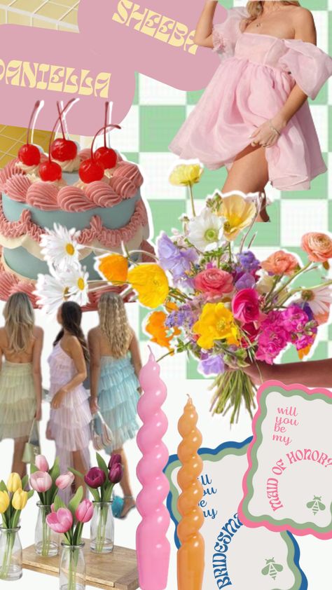 danish pastel bridesmaid proposal bachelorette moodboard aesthetic hen do pastel dubai pink Colour Bachelorette Party, Candy Themed Bachelorette Party, Pastels Bachelorette Party, Pastel Hens Party, Pastel Bachelorette Outfits, Pastel Bachelorette Party, Pastel Bachelorette, Themed Bridesmaid Proposal, Pastel Bridal Party