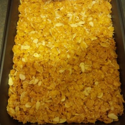 This is the best. Family loves it and so will you. I think that 60 large marshmallows equal 6 cups mini marsh. Corn Flake Bars, Squares Recipes, Large Marshmallows, Flake Recipes, Corn Flake, Camping Desserts, Square Recipes, Dessert Bar Recipe, Cereal Bars