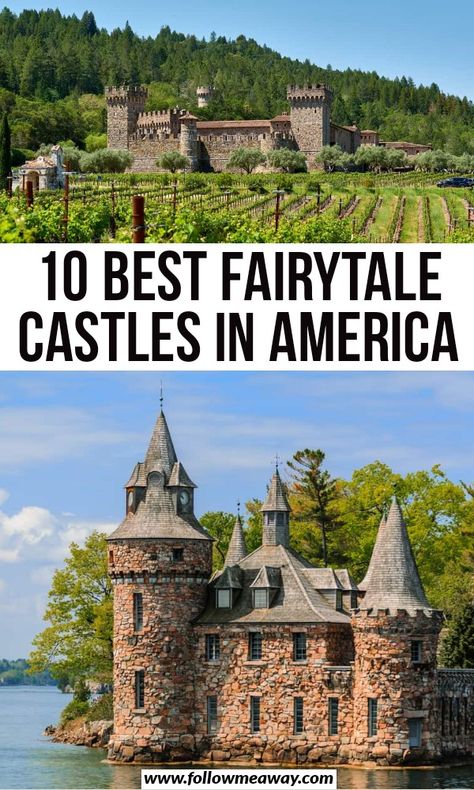 Castles In America, Dreamy Places, Places In Usa, Road Trip Places, Vacation Locations, Usa Travel Guide, American Travel, Usa Travel Destinations, Beautiful Castles