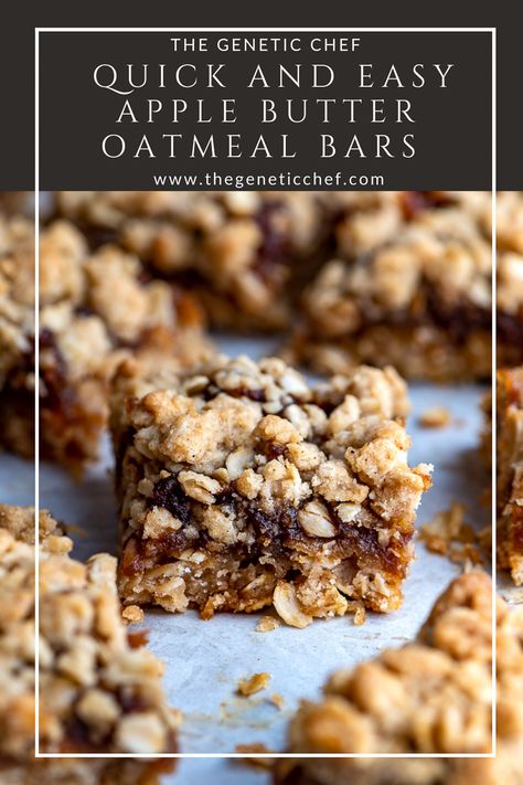 Apple Desserts No Butter, What Can I Make With Apple Butter, Maple Oatmeal Bars, Apple Butter Baked Oatmeal, Apple Butter Snacks, Apple Butter Bars Recipe, Apple Butter Quick Bread, Apple Butter Blondies, Iced Oatmeal Bars