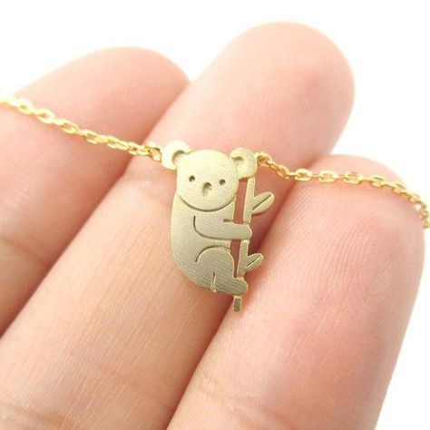 Simple Long Necklace, Bamboo Necklace, Cute Koala Bear, Branch Necklace, Bear Necklace, Pandora Silver, Long Pendant Necklace, Long Pendant, Koala Bear