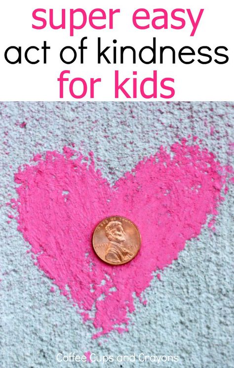 Love this! How a penny can teach kids about kindness. This has to be the easiest act of kindness ever! Kindness For Kids, Kindness Elves, Teaching Kindness, Random Act Of Kindness, Kindness Projects, Kindness Activities, Random Act, Act Of Kindness, Kindness Matters