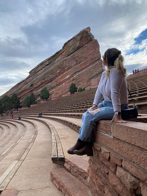 Red Rocks Amphitheater, Red Rock Amphitheatre, Simple Fall Outfits, Red Rocks, Autumn Outfits, Easy Fall, Red Rock, Fall Outfit, Fall Outfits