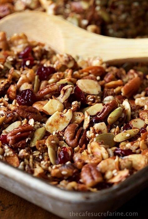 Embark on a delicious journey with Wholesome Crunch, where every bite of this paleo granola is a step into a world of natural goodness. Packed with nutrient-rich nuts, seeds, and a hint of natural sweetness, this granola is perfect for those who crave a healthy yet satisfying snack. Whether you're topping your morning yogurt, adding a crunch to your smoothie bowl, or enjoying it straight from the jar, this paleo-friendly treat promises a delightful experience. Embrace the adventure of clean eating with a granola that nourishes your body and delights your taste buds. Grainless Granola Recipe, No Grain Granola Recipe, The Best Granola Recipe, Aip Granola, Home Made Granola Recipe, Low Calorie Granola Recipe, Low Carb Granola Recipe, Keto Granola Recipe, Low Calorie Granola