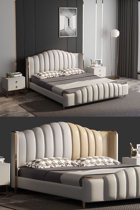 latest bed design 2023 latest bed trends bed back design latest modern bedroom design door modern bed design ideas Bedroom Sets Furniture King, Bed Back Design, Bed Headboard Design, Bedroom Interiors, Bed Frame Design, Sofa Bed Design, Bed Design Modern, Luxury Bedroom Master, Bedroom Bed Design