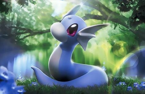 Dratini Dratini Pokemon, Latios Pokemon, Dragon Type Pokemon, Pokemon Dragon, Wild Pokemon, Dragon Ball Painting, Pokemon Red, Pokemon Images, Type Pokemon