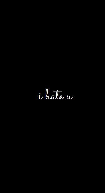 i hate u black & white wallpaper Move On Wallpaper Aesthetic, I Hate U, Black White Wallpaper, Pretty Wallpaper Ipad, Aesthetic Emo, Black Wallpapers, White Quotes, Black & White Quotes, Black And White Photo Wall