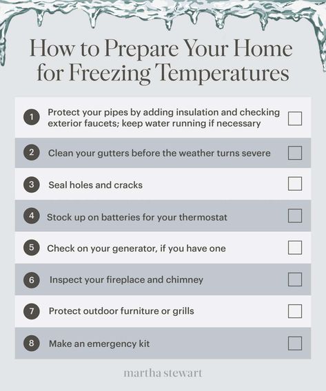 How to Winterize Your Home and Prepare for Freezing Temperatures Winterize Your Home, Winter Preparedness, Winter Checklist, Arctic Blast, Training Manager, Emergency Preparedness Kit, Pipe Insulation, Wind Chill, Generator House