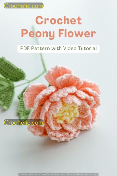 "Crochet Pouches: Stylish Storage Solutions"Crochet Patterns for Doll Clothes"DIY Crochet Pet Access Crochet Peony, Diy Crochet Flowers, Crochet Garden, Crochet Flowers Free Pattern, Crochet Bouquet, Crochet Plant, Crochet Design Pattern, Beginner Crochet Projects, Knitted Flowers