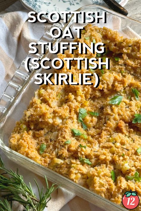 Oatcakes Recipe Scottish, Scottish Side Dishes, Easy Scottish Recipes, Scottish Christmas Recipes, Scottish Dinner Recipes, Scottish Appetizers, Scottish Christmas Food, Skirlie Recipe, Scottish Stovies