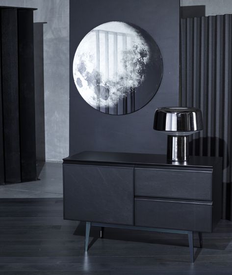 Modern Mirror Design, Diesel Living, My Mirror, Moon Mirror, Art Mirror, Duplex Design, Mirror Round, Elegant Mirrors, Mirror Design Wall