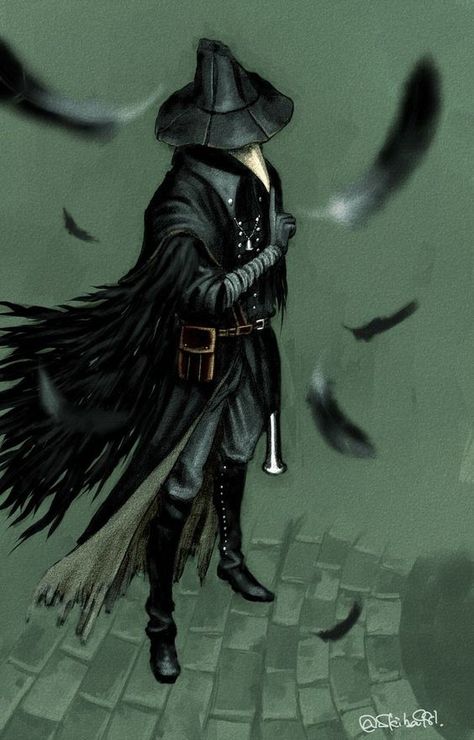 Plague Doctor, Bloodborne, Art