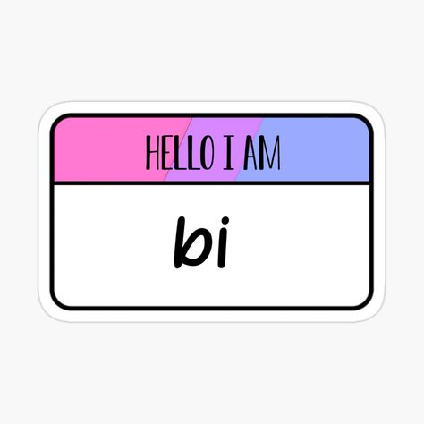 Bi Stickers, Nonbinary Art, Bisexual Wallpaper Iphone Aesthetic, Kawaii Logo, Lgbt Sticker, Gay Sticker, Lgbtq Funny, Lgbtq Flags, Pride Stickers